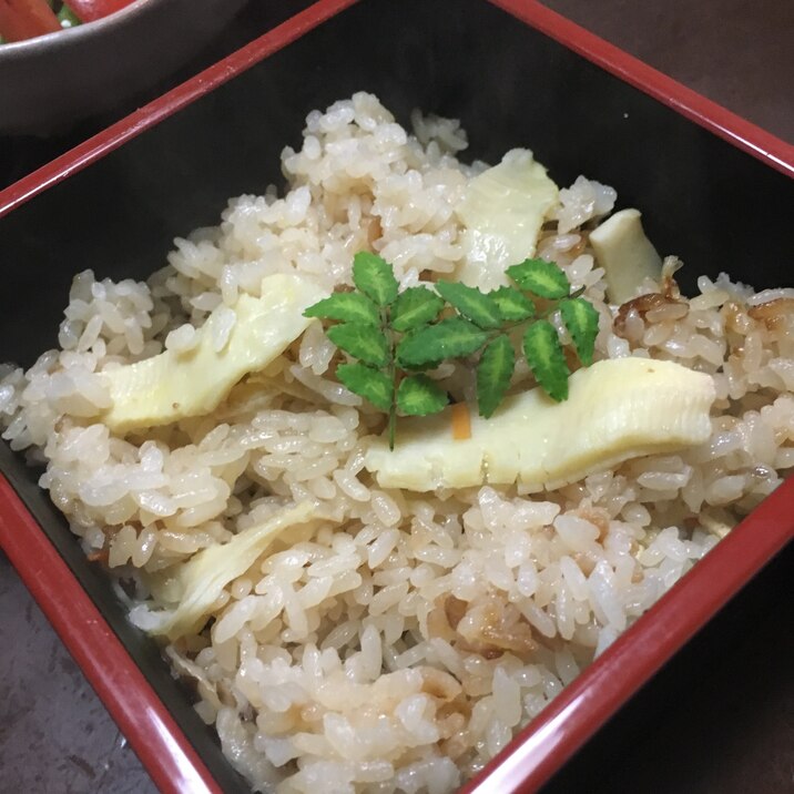 筍とホタテのご飯